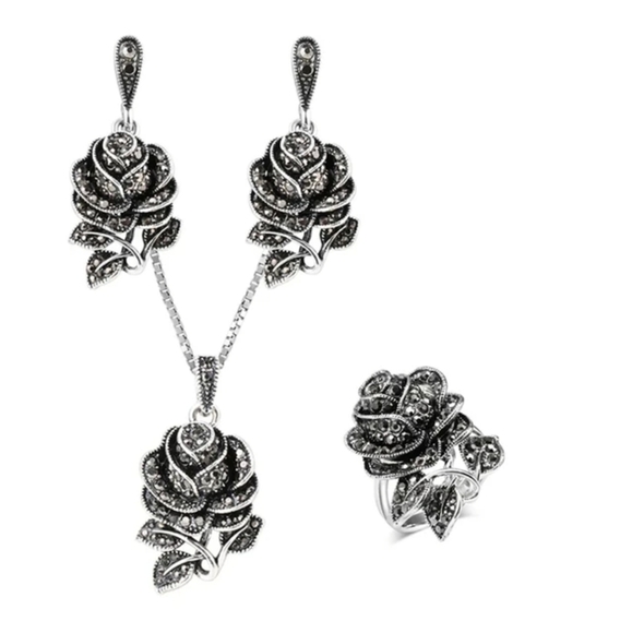 Turkish Vintage Style Jewelry Set forWomen,NEW,4Pcs,Size78,9,WeddingHandmadeGift - Picture 6 of 10